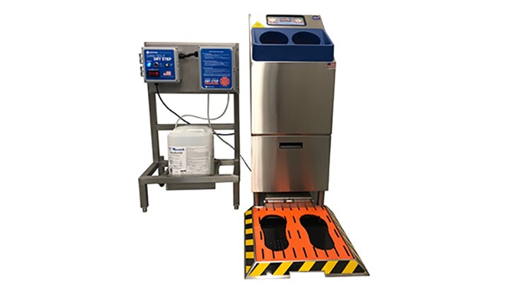 Meritech Introduces Sole Clean Dry Step for Dry Environment Footwear Sanitization